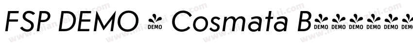 FSP DEMO - Cosmata B字体转换